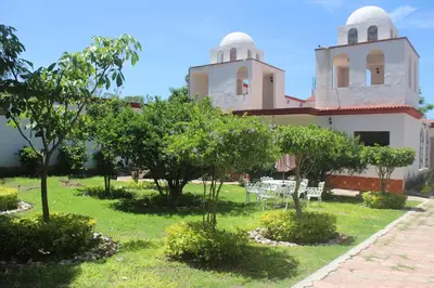 Jardín al aire libre en Hotel Muñoz de Luna