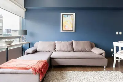 Zona de estar de Parque Sur Beautiful apartment 2 BE - 2 BA - 2 Parkings