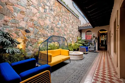 Zona de estar de Casona 142 Hotel Boutique Orizaba
