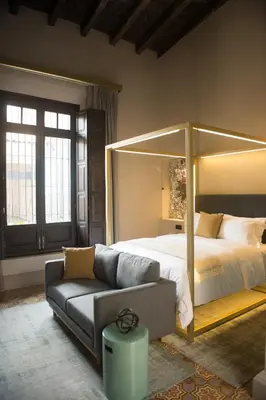 Cama o camas de una habitación en Casona 142 Hotel Boutique Orizaba