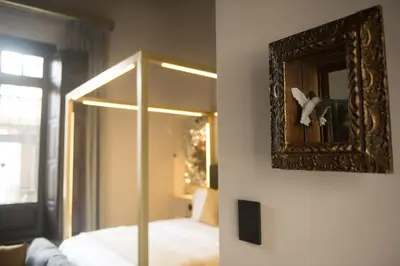 Cama o camas de una habitación en Casona 142 Hotel Boutique Orizaba