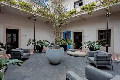 Zona de estar de Casona 142 Hotel Boutique Orizaba