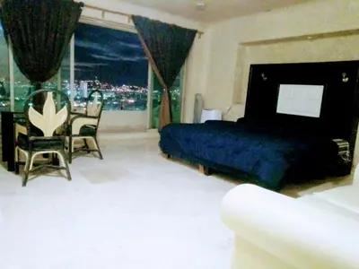Cama o camas de una habitación en Sun Set Acapulco