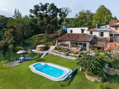 Piscina en o cerca de Hotel Hacienda San Bartolo