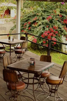 Jardín al aire libre en Hotel Hacienda San Bartolo