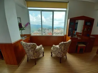 Zona de estar de Casa Vista hermosa de taxco