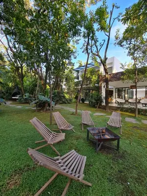 Jardín al aire libre en Casa Huitzil - La mejor casa de Malinalco con alberca y jacuzzi climatizados