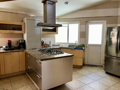 Una cocina o zona de cocina en CASA con alberca, súper ubicación. Puerto de Veracruz