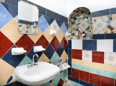 Un baño de Posada Los Naranjos