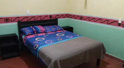 Cama o camas de una habitación en El Portón de Cortés