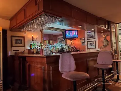 El salón o zona de bar de Hotel Plaza Iberia