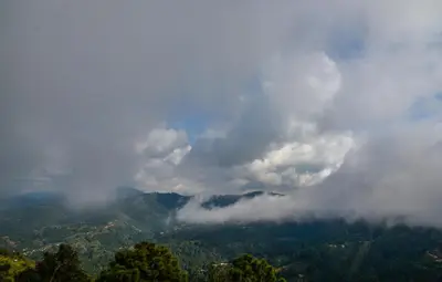 Paisaje cerca de este chalet de montaña