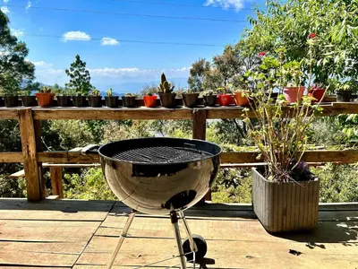 Un balcón o terraza de San José del Pacífico- Cabañas Camino al Cielo 4