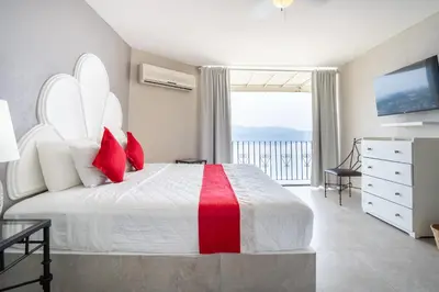 Cama o camas de una habitación en Hotel Master Club