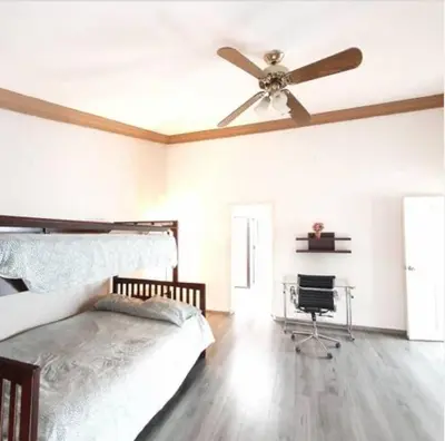Cama o camas de una habitación en Casa Luna con alberca para 26 personas Cuernavaca
