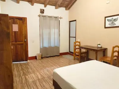 Cama o camas de una habitación en Casa H Rinconcito Mazunte