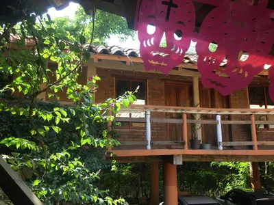 Un balcón o terraza de Casa H Rinconcito Mazunte