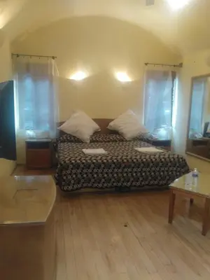 Cama o camas de una habitación en Motel Mykonos