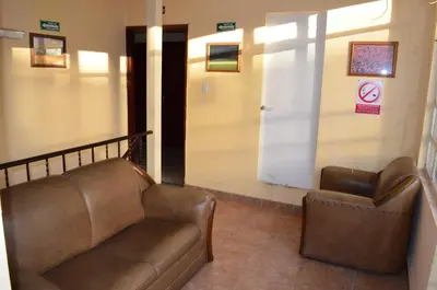 Zona de estar de Hotel Del Centro