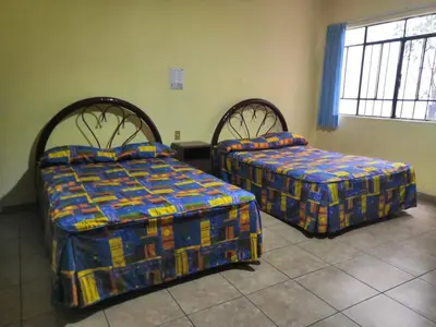 Cama o camas de una habitación en Hotel Del Centro