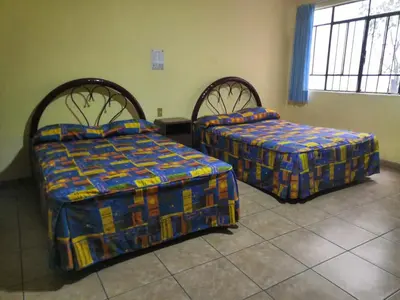 Cama o camas de una habitación en Hotel Del Centro
