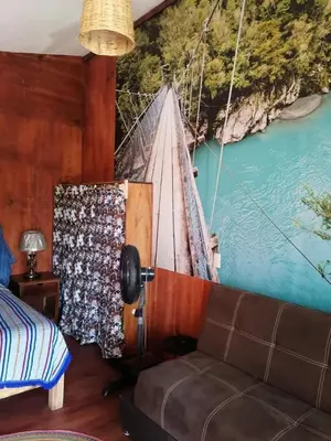 Zona de estar de Villas La Bella Margarita