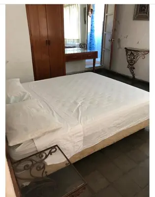 Cama o camas de una habitación en Casa del trébol