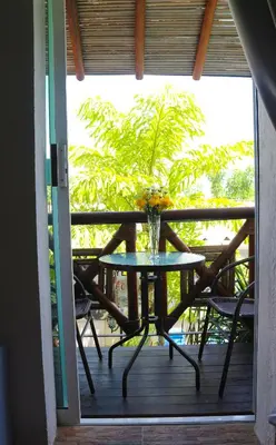 Un balcón o terraza de Hotel Careyes Puerto Escondido