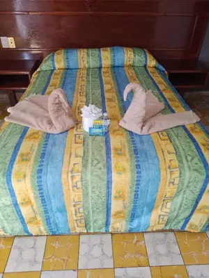 Cama o camas de una habitación en Hotel Verasol