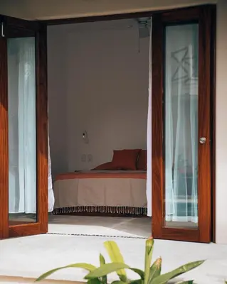 Cama o camas de una habitación en Casa Kuaa