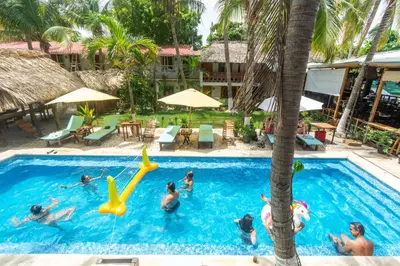 Plano de Frida Paradise Beach Hotel - Punta Zicatela