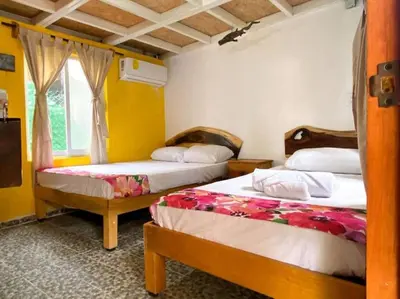 Plano de Frida Paradise Beach Hotel - Punta Zicatela