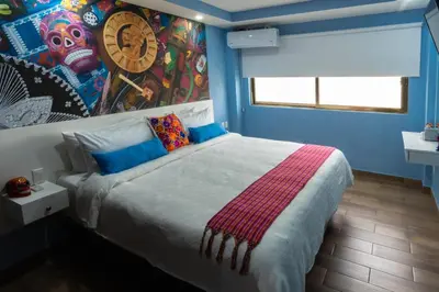 Cama o camas de una habitación en Hotel Boutique Mardeka