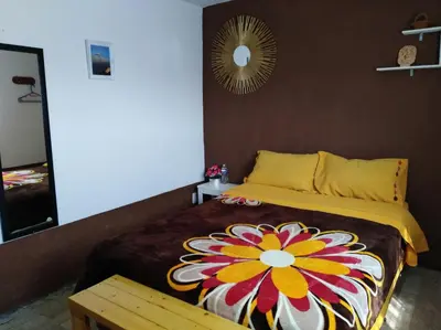 Cama o camas de una habitación en Casa Luna