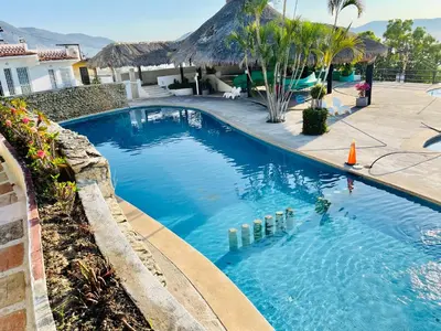 Piscina en o cerca de Departamento La mejor vista de Acapulco en CasaBlanca Grand