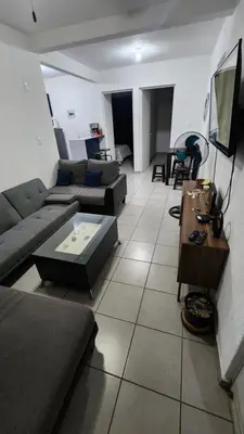 Zona de estar de El Arrecife: Apartamento con alberca a 10 minutos de la playa