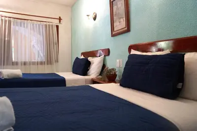 Cama o camas de una habitación en Hotel HF Hacienda San Francisco