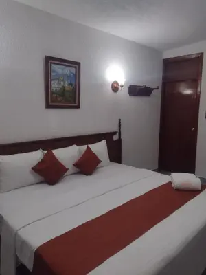 Cama o camas de una habitación en Hotel HF Hacienda San Francisco