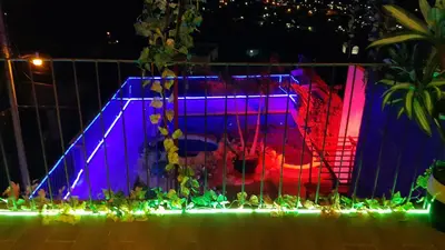 Jardín al aire libre en CASA PRIVADA CON ALBERCA VOLADA