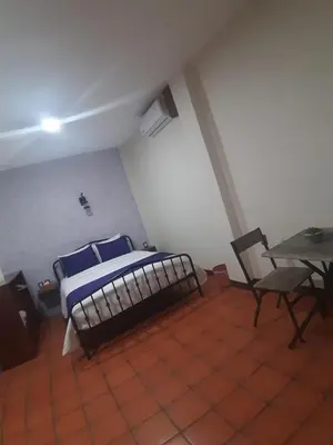 Cama o camas de una habitación en Casa de las flores Hotel Boutique