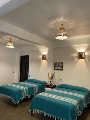 Cama o camas de una habitación en Hotel Yubazuu