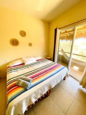 Plano de Bonobo House for 5 & Loft for 2- your best Puerto options!