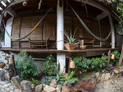 Jardín al aire libre en Una Posada Mas