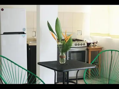 Una cocina o zona de cocina en Apartment with blacony and sea view