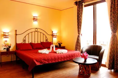 Cama o camas de una habitación en Hotel Danibaan