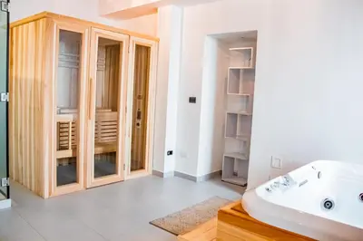 Un baño de Hotel Boutique Casona de Santa Clara