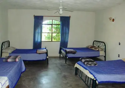 Cama o camas de una habitación en Casa De Descanso Cuautla Morelos