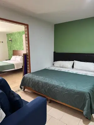 Cama o camas de una habitación en Casa San Andrés