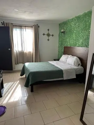 Cama o camas de una habitación en Casa San Andrés