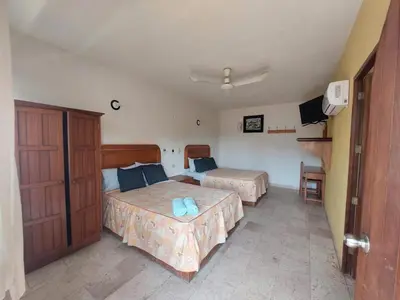 Cama o camas de una habitación en Hotel Kootznoowoo